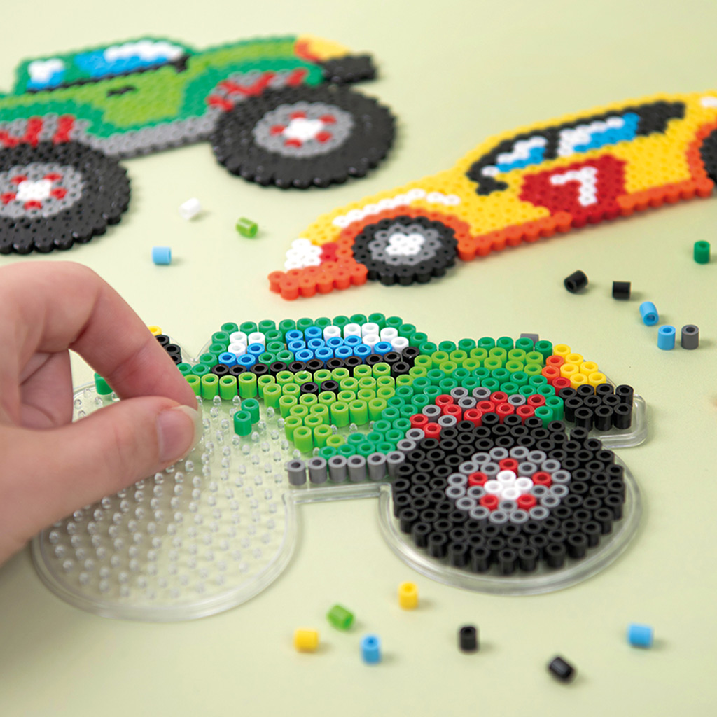 PlayBox: 5mm MIDI Rennwagen Bügelperlen Set Bild 3