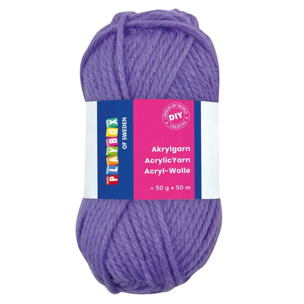 PlayBox: Acrylgarn 50g lila Bild 1
