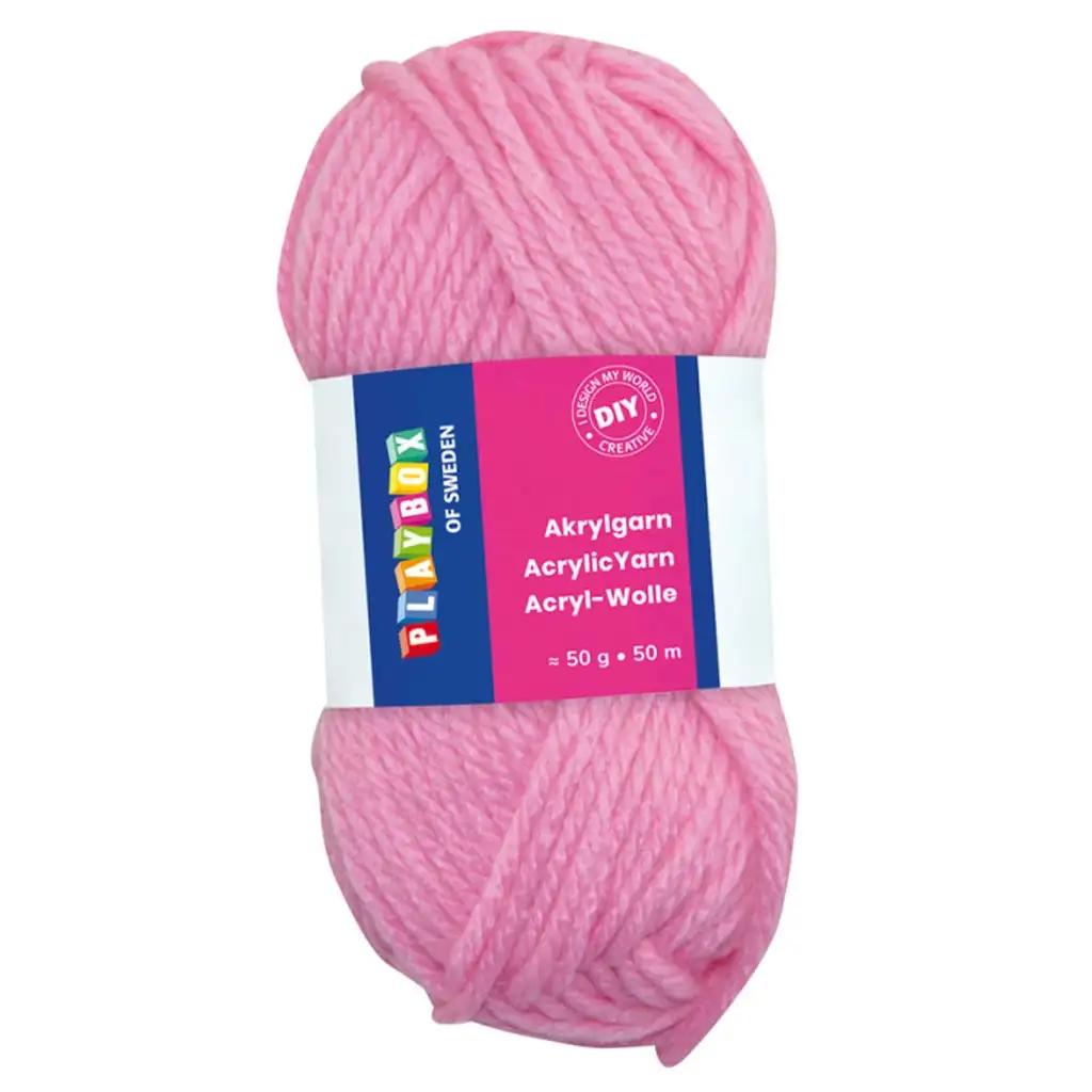PlayBox: Acrylgarn 50g pink Bild 1