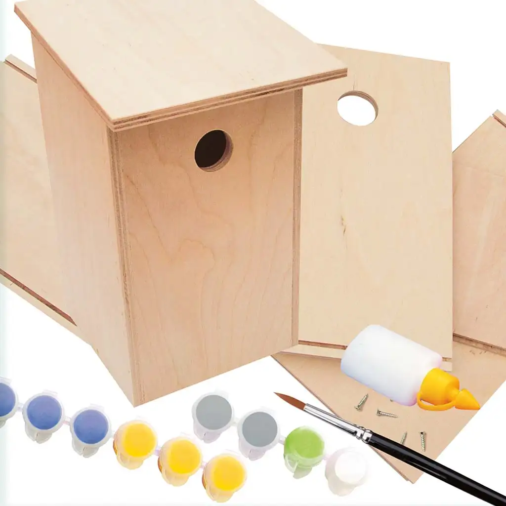 PlayBox: Holz Vogelhaus-Bausatz Bild 2