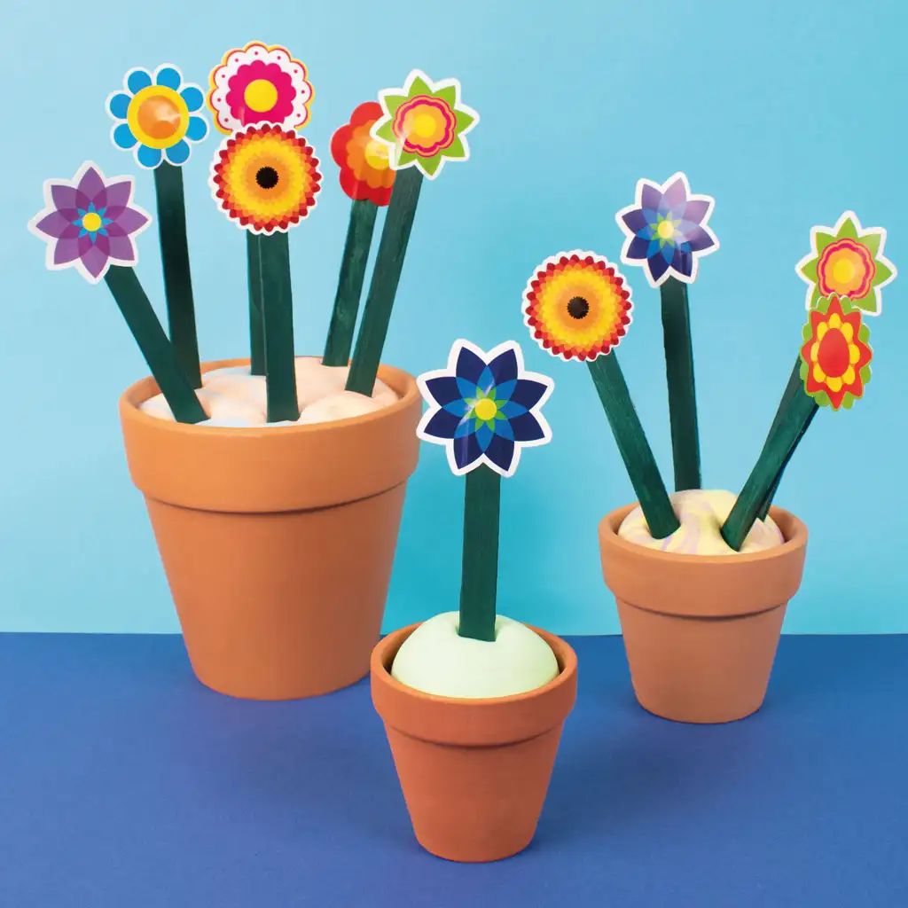 PlayBox: Blumenaufkleber Rolle 450 Stk. Bild 2