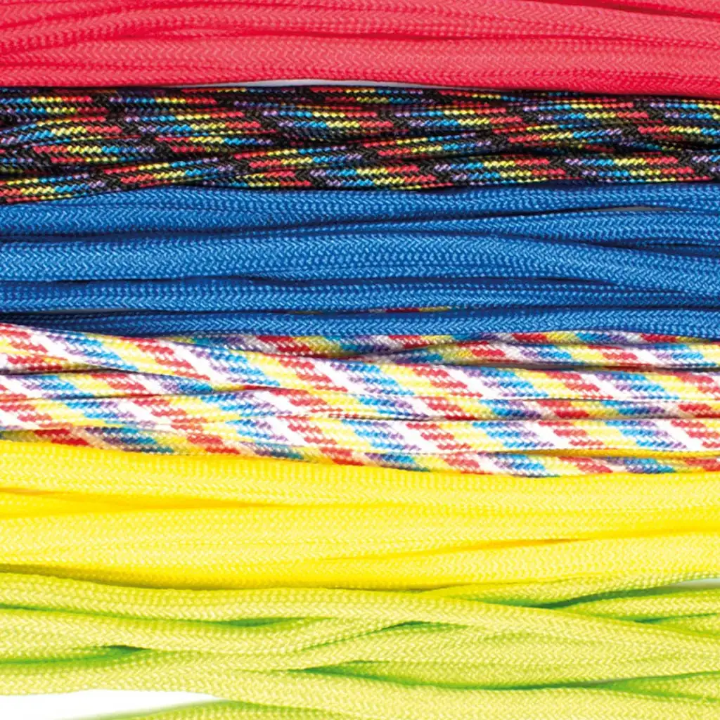 Playbox: Buntes Knotenseil-Set – 3,4 mm, 6 x 2,6 m Bild 1
