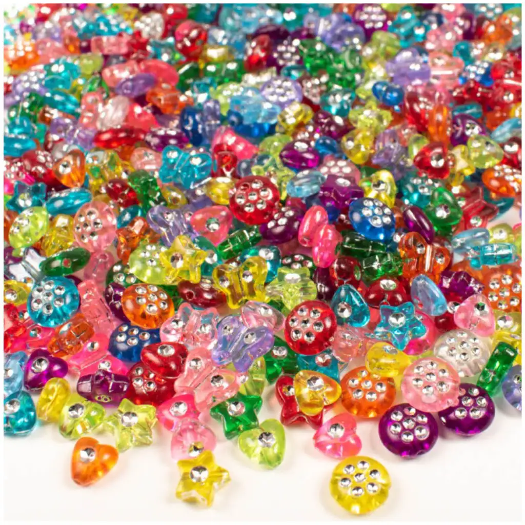 PlayBox: Bunte, diamantförmige, aufziehbare Perlenmischung 750 Stück Bild 1