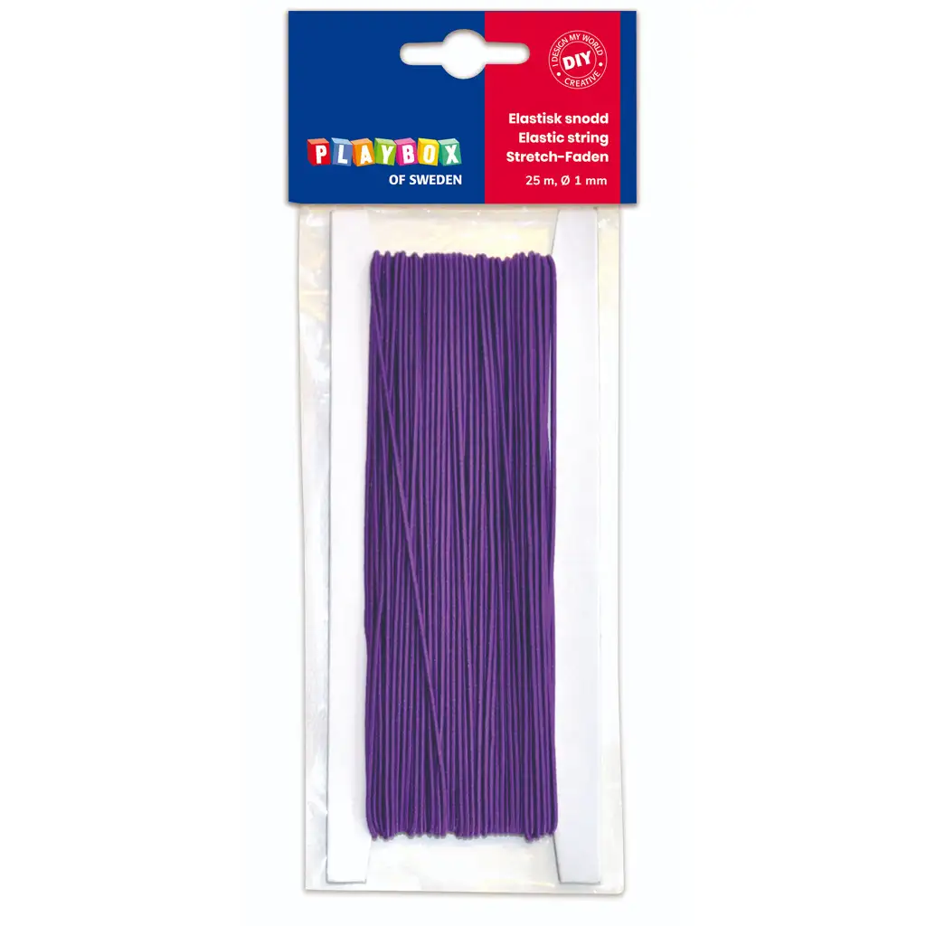 PlayBox: Flexibles lila Seil 25m x 1mm Bild 1