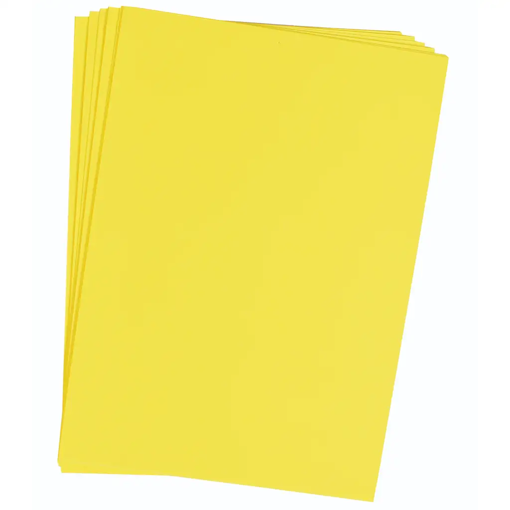 PlayBox: Gelbes Kartonpapier-Set A4, 25 Stück, 180g Bild 1