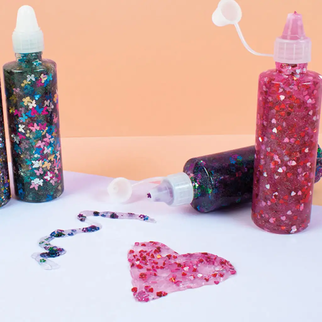 PlayBox: Glitzer-Klebeset 6-teilig Bild 2