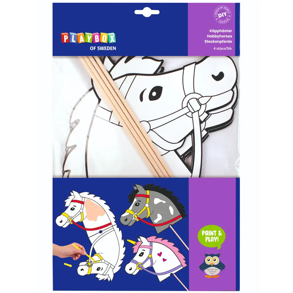 PlayBox: Hobby-Pferd Steckenpferd Bastelset Bild 1