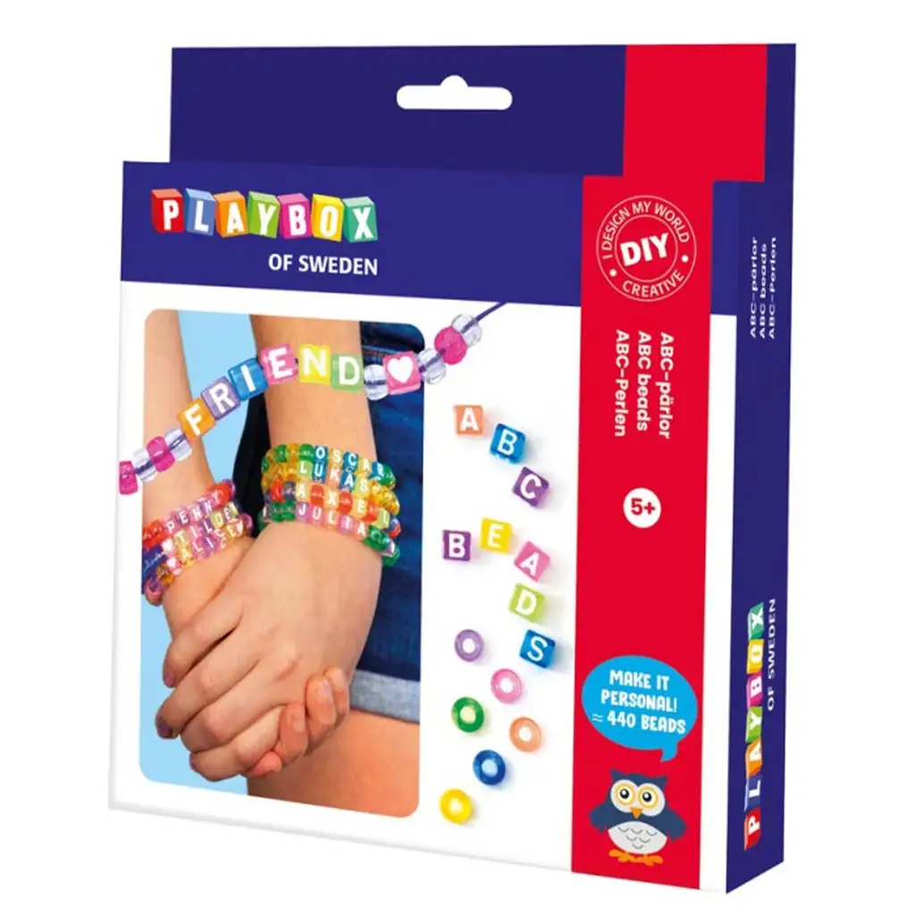 PlayBox: Kreatives Set mit Buchstabenperlen, 440 Stück Bild 1