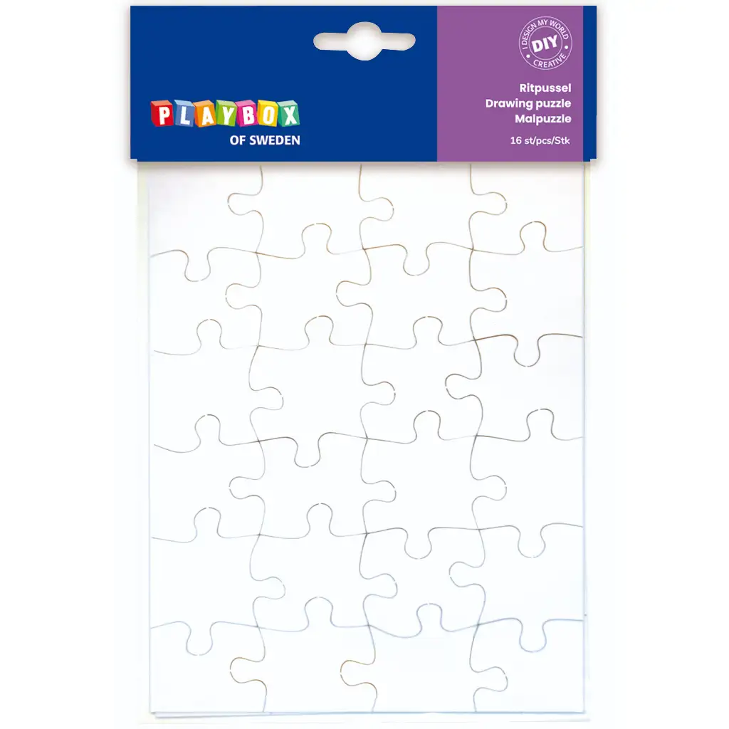 PlayBox: Leeres Puzzle-Set 20,5x14,5cm 16-teilig Bild 1