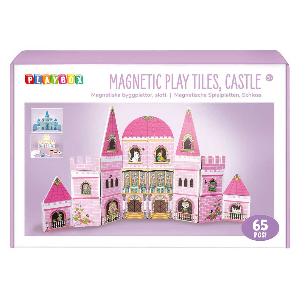 PlayBox: Magnetisches Bauspielzeug - Schloss Bild 1