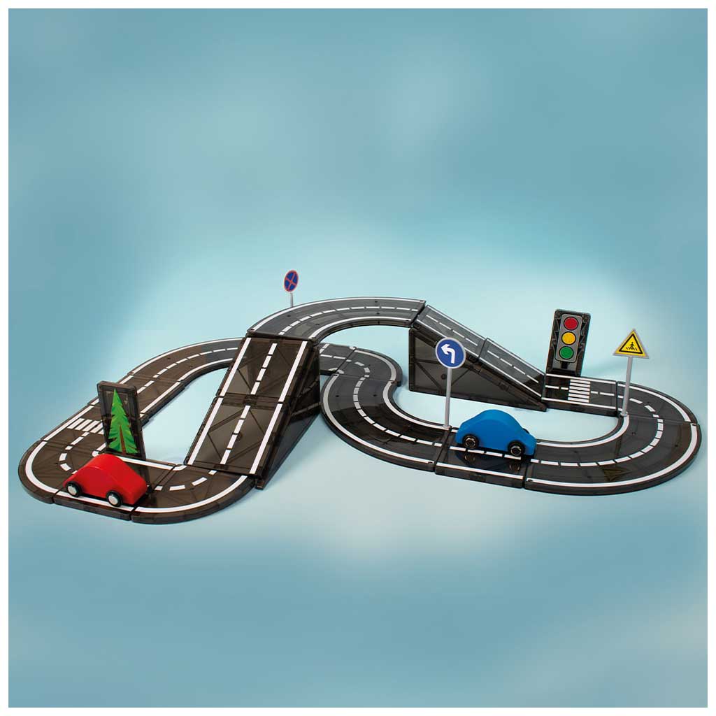 PlayBox: Magnetisches Konstruktionsspielzeug - Autobahn Bild 2