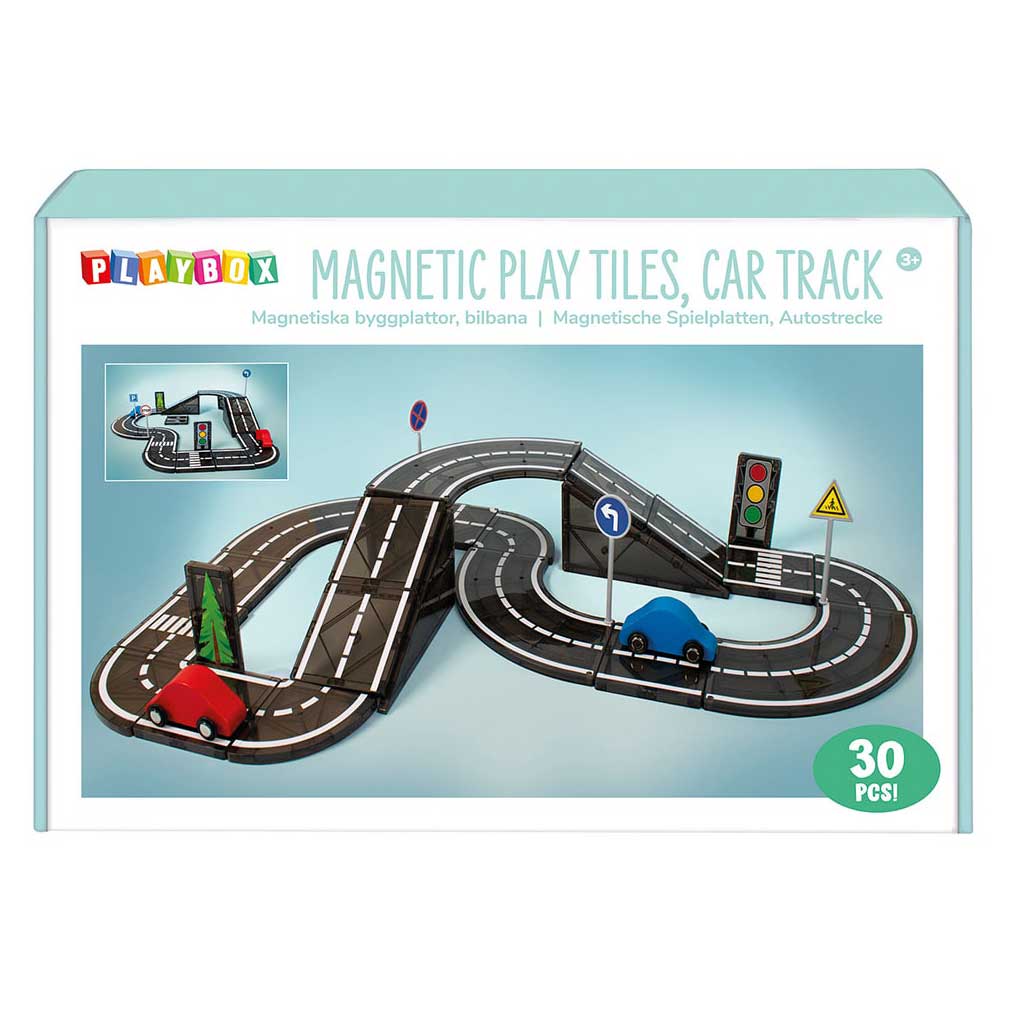 PlayBox: Magnetisches Konstruktionsspielzeug - Autobahn Bild 1
