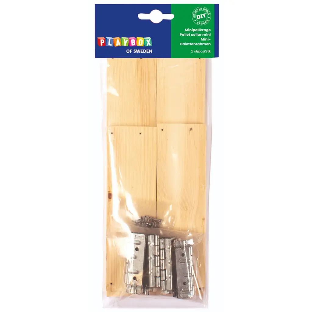 PlayBox: Palettenkiste aus Holz mit Aufsatzrahmen Bild 1