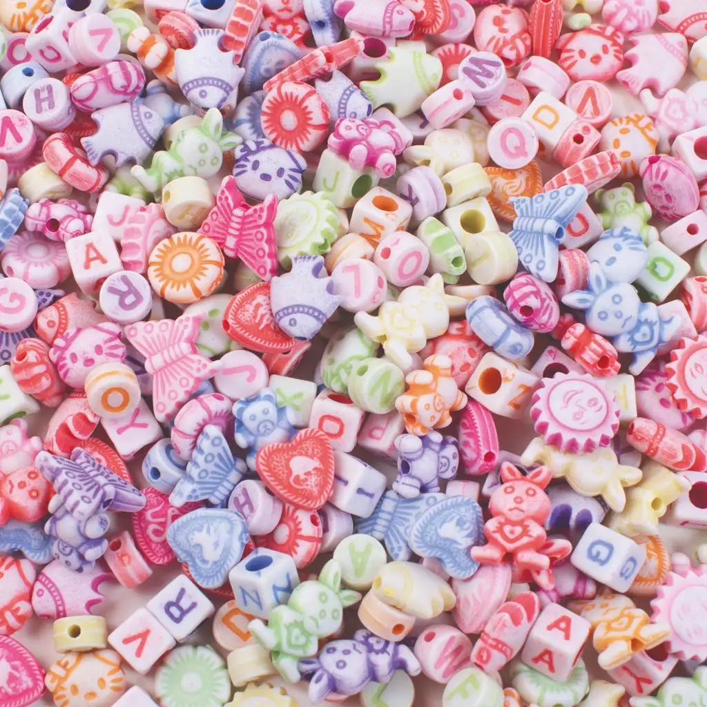 PlayBox: Pastellfarbener gemischter Perlen-Set 550 Stück Bild 1