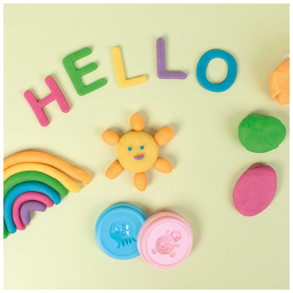 PlayBox: Pastellfarbige Knete 6er Set Bild 2