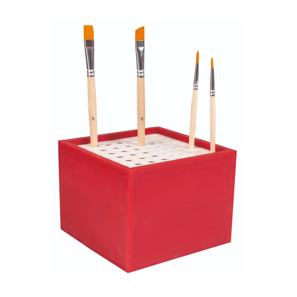 PlayBox: Pinselhalterbox mit 64 Fächern 13x13x10cm Bild 2