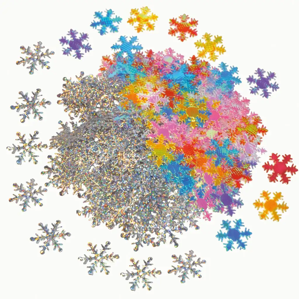 PlayBox: Schneeflocke 500-tlg. Pailletten-Set Bild 1