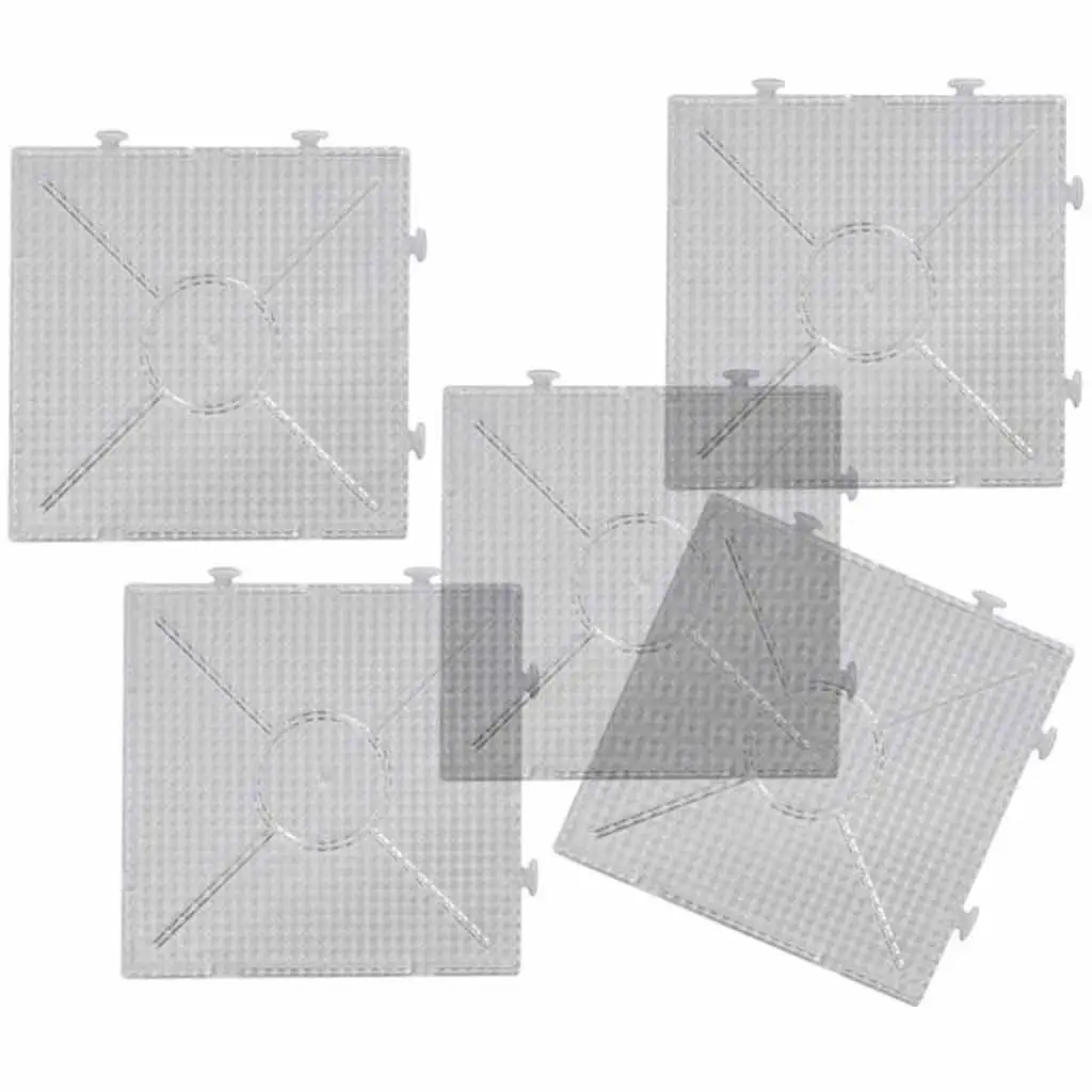 PlayBox: Verbindbare Grundplatte Set für 5mm MIDI Bügelperlen 10er Set Bild 1