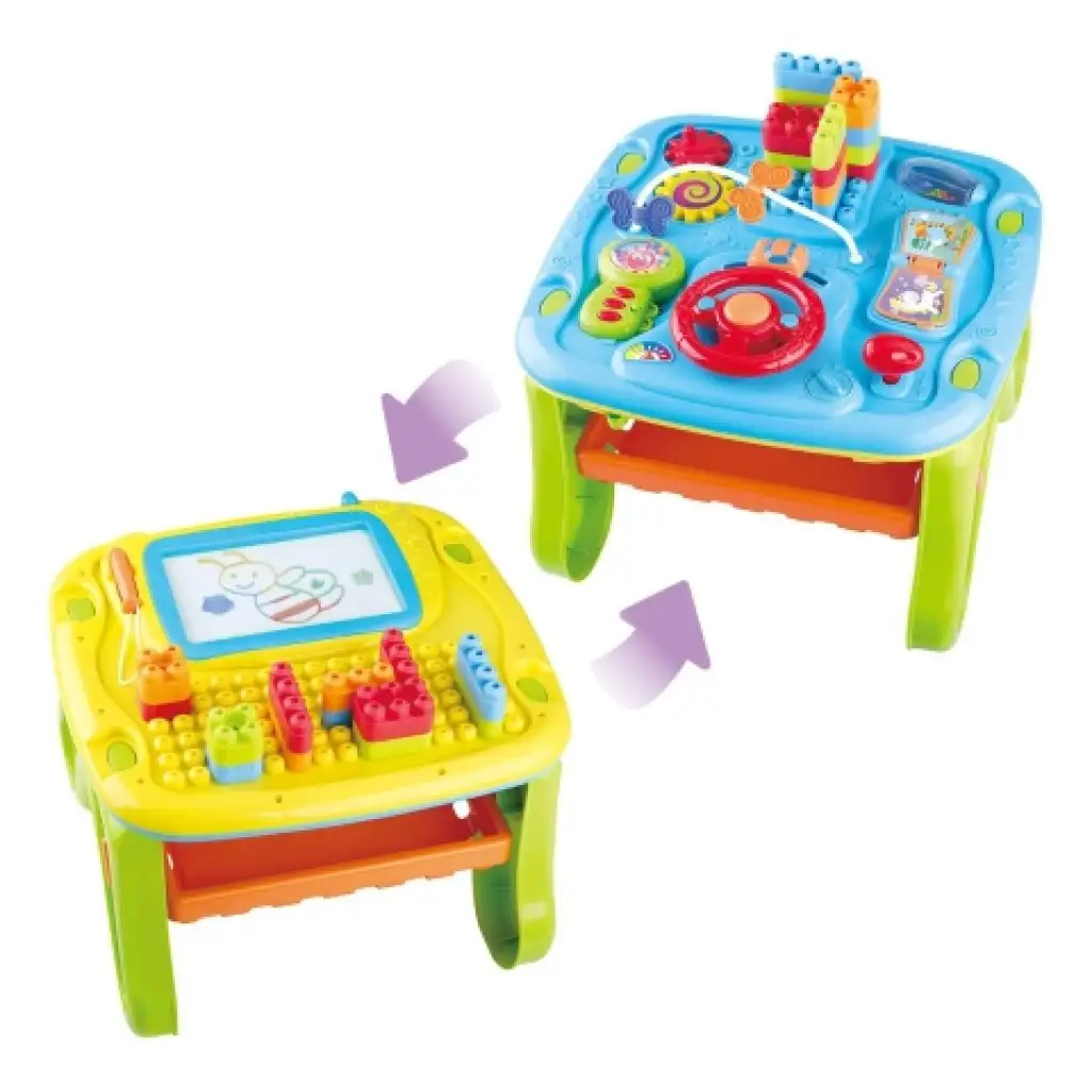 Playgo: All In One beidseitiger Aktivitätstisch mit Funktionen Bild 2