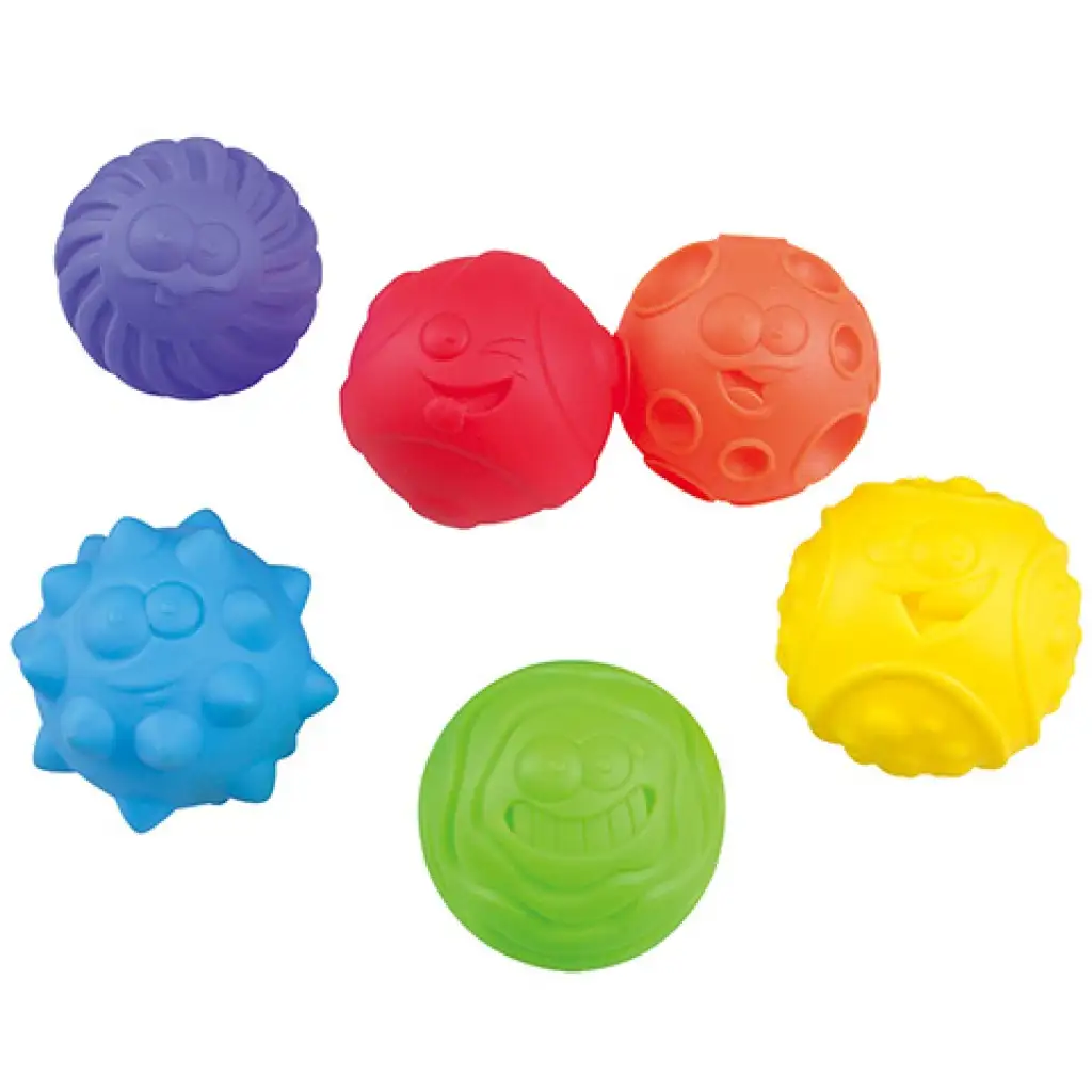 Playgo: Tastfördernde Regenbogen-Babykugeln Bild 2