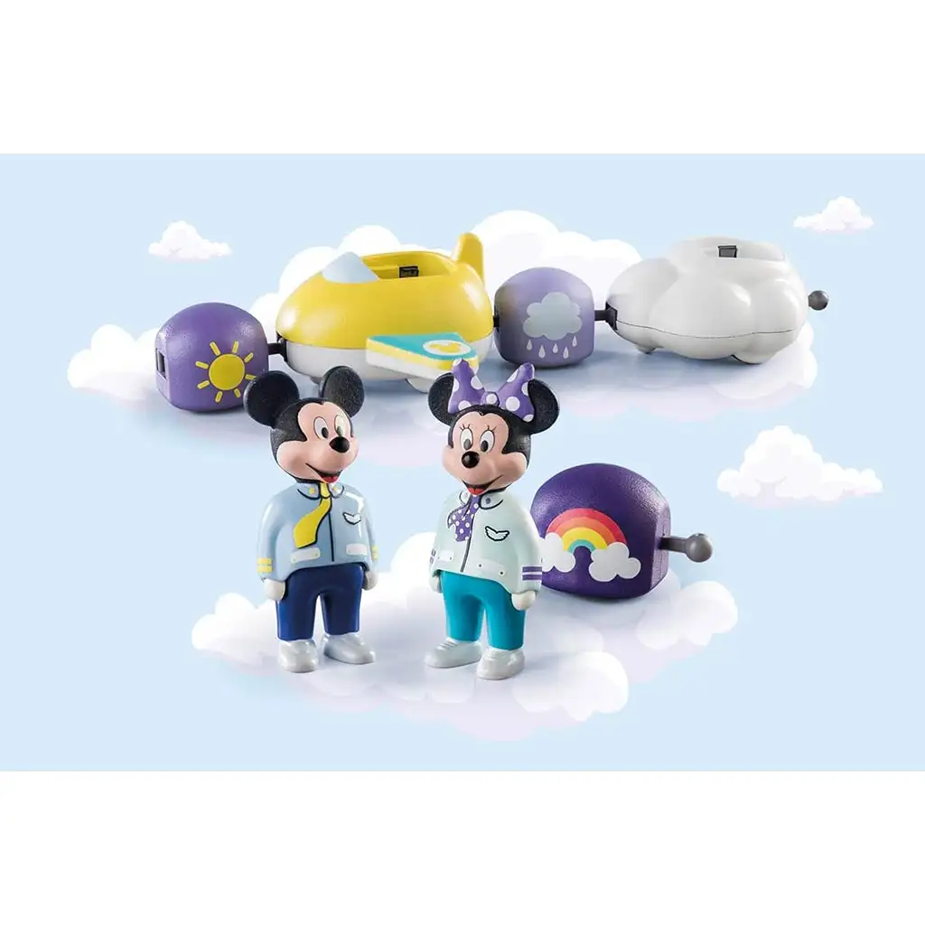 Playmobil 1.2.3 & Disney: Mickey und Minnie Maus mit Wolkenflugzeug (71320) Bild 2