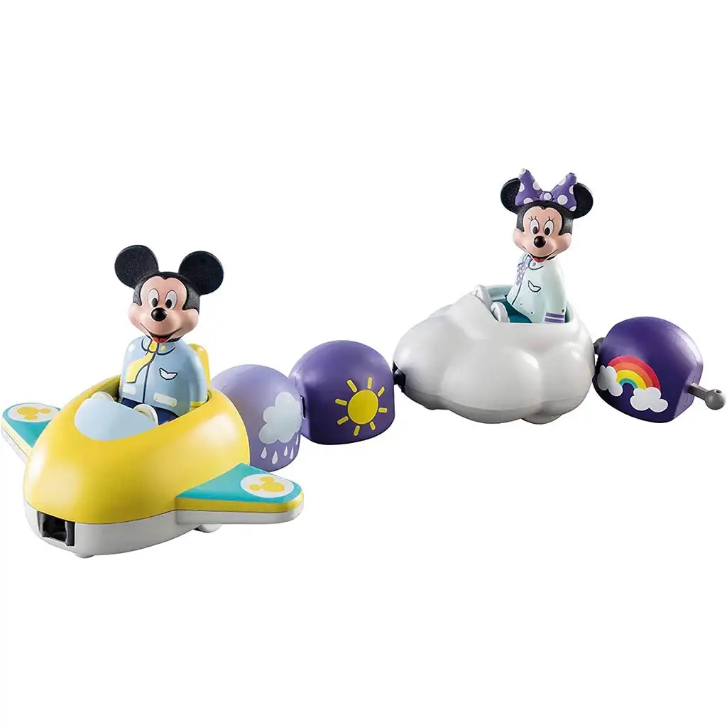 Playmobil 1.2.3 & Disney: Mickey und Minnie Maus mit Wolkenflugzeug (71320) Bild 5