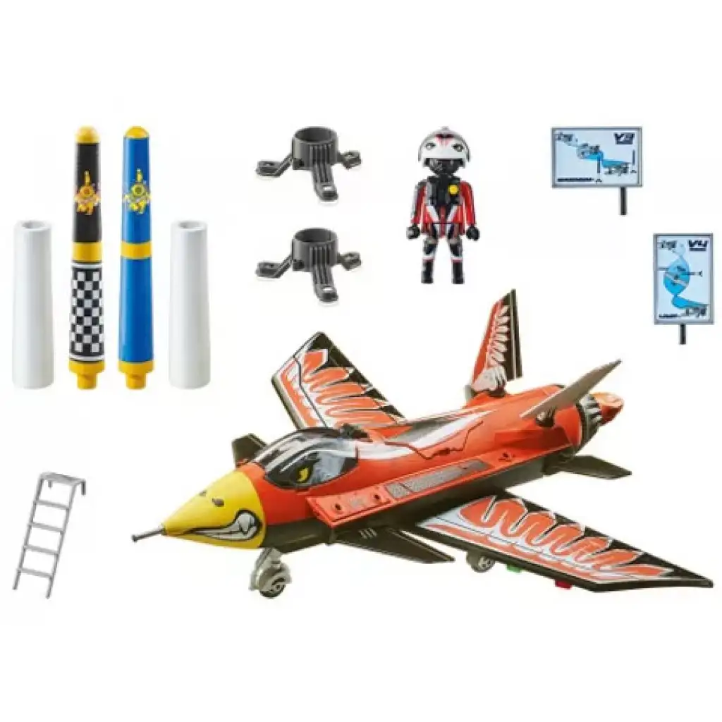 Playmobil: Air Stuntshow - "Adler" Düsenjet (70832) Bild 6