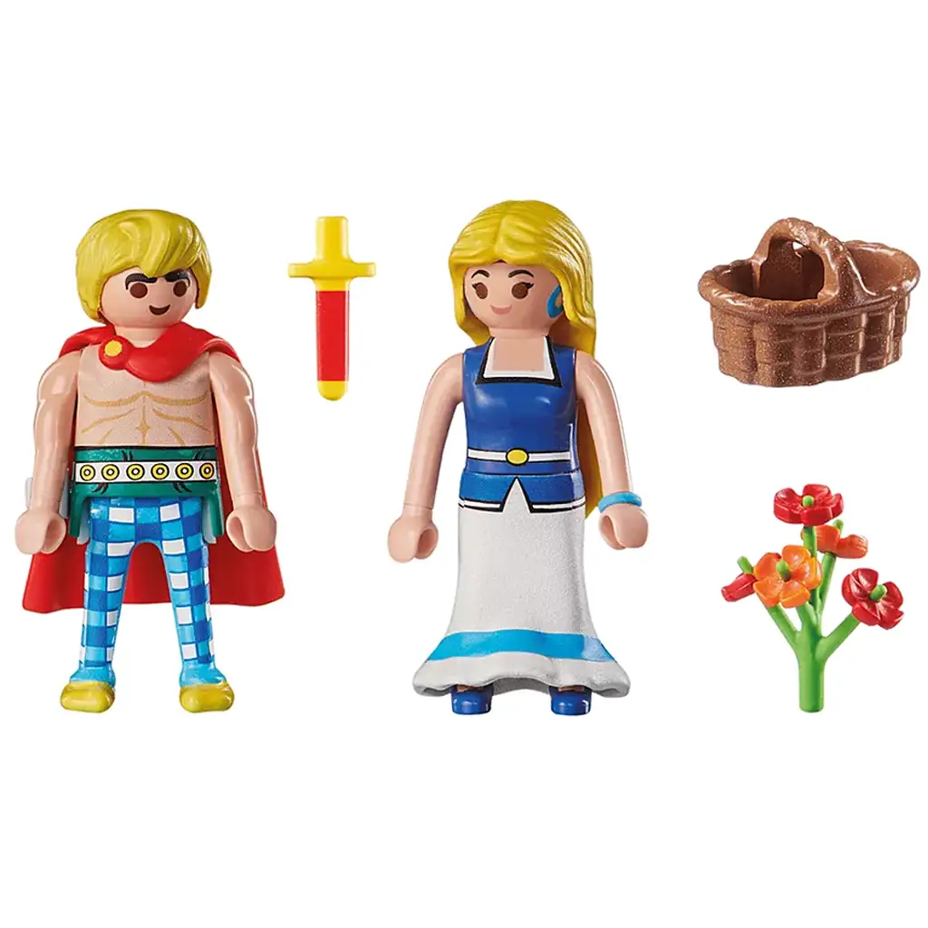 Playmobil: Asterix - Tragicomix und Falbala (71544) Bild 3