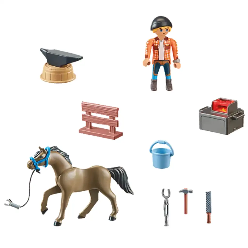 Playmobil: Hufschmied Ben & Achilles (71357) Bild 2