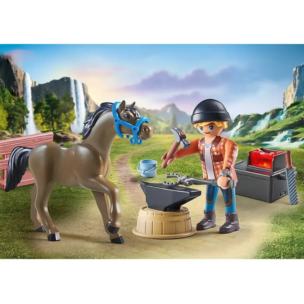 Playmobil: Hufschmied Ben & Achilles (71357) Bild 3