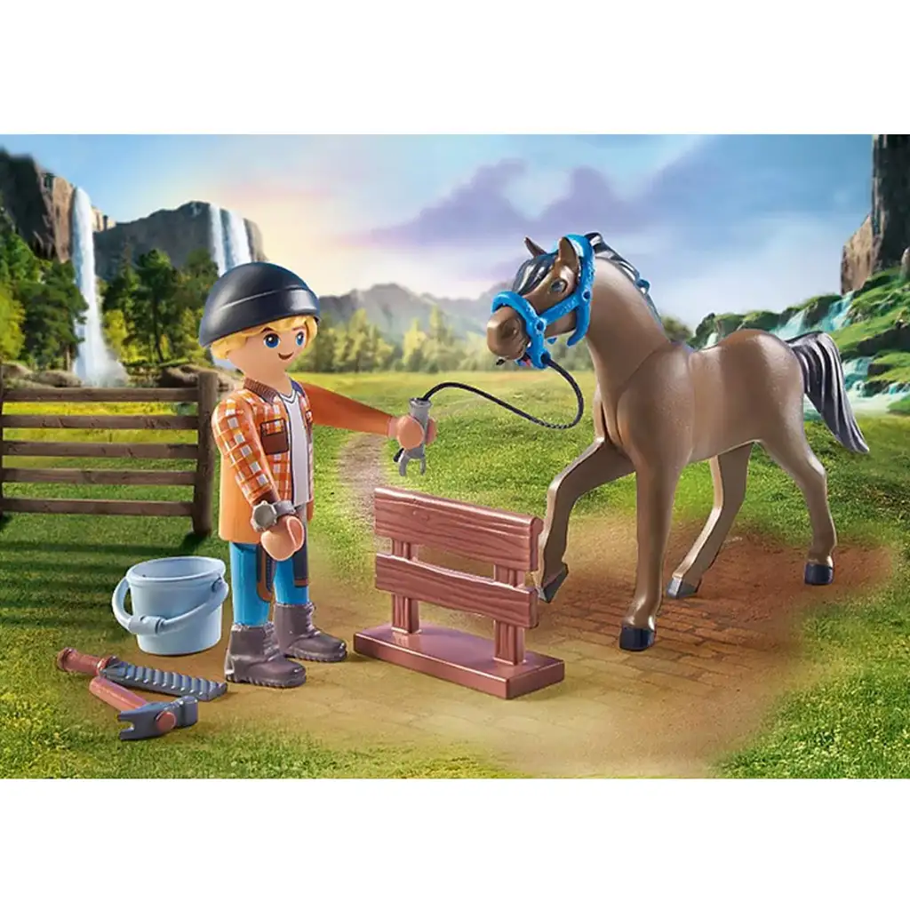 Playmobil: Hufschmied Ben & Achilles (71357) Bild 4