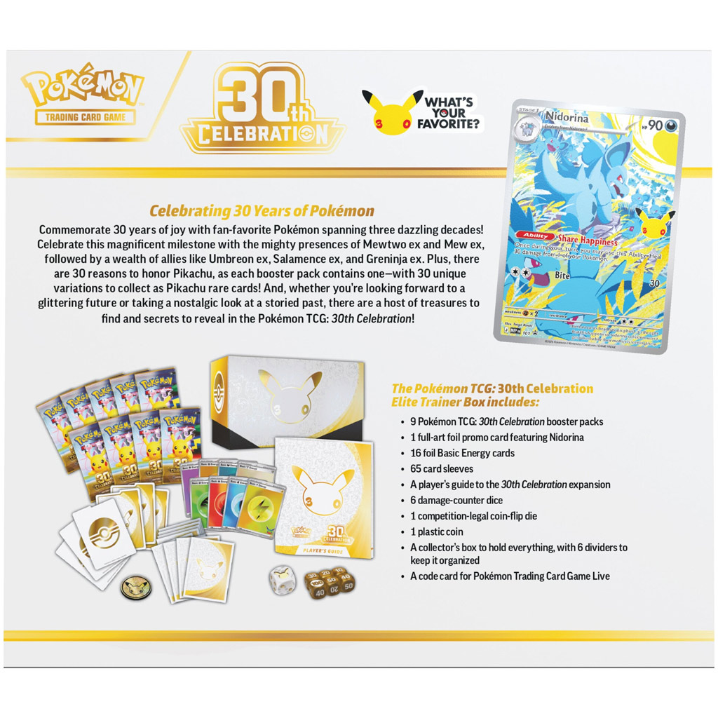 Pokémon TCG: 30. Elite Trainer Box 30. Jubiläums-Sammelpackung Bild 2