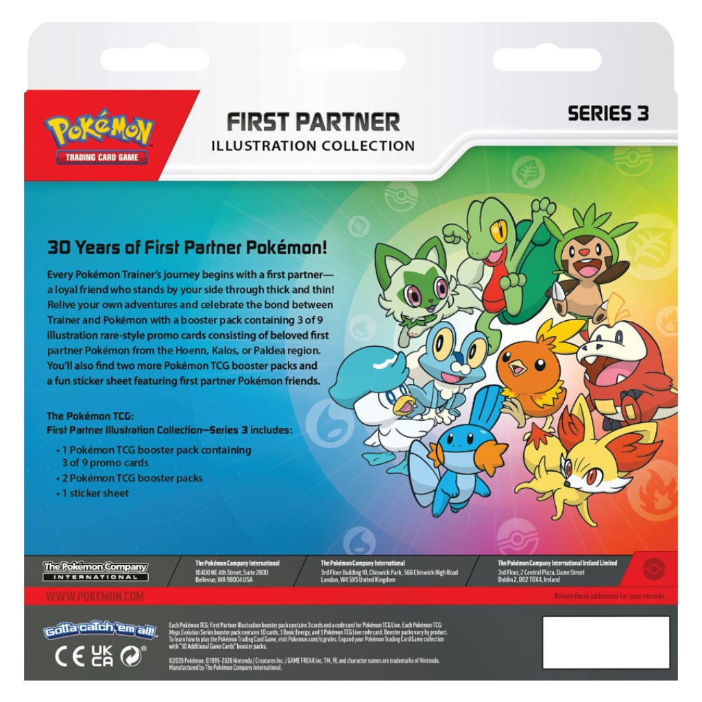 Pokémon TCG Erste Partner Illustrationskollektion – Serie 3 Sammlerset Bild 2