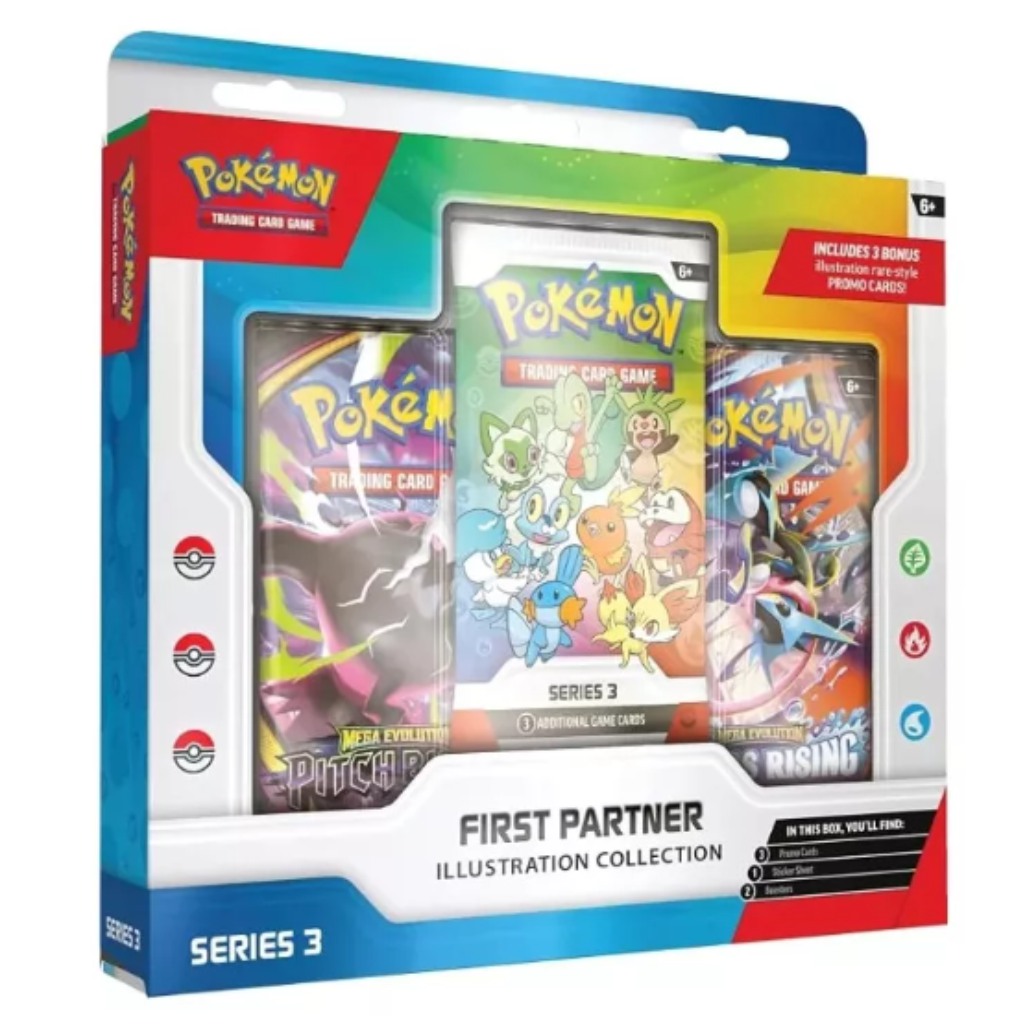 Pokémon TCG Erste Partner Illustrationskollektion – Serie 3 Sammlerset Bild 1