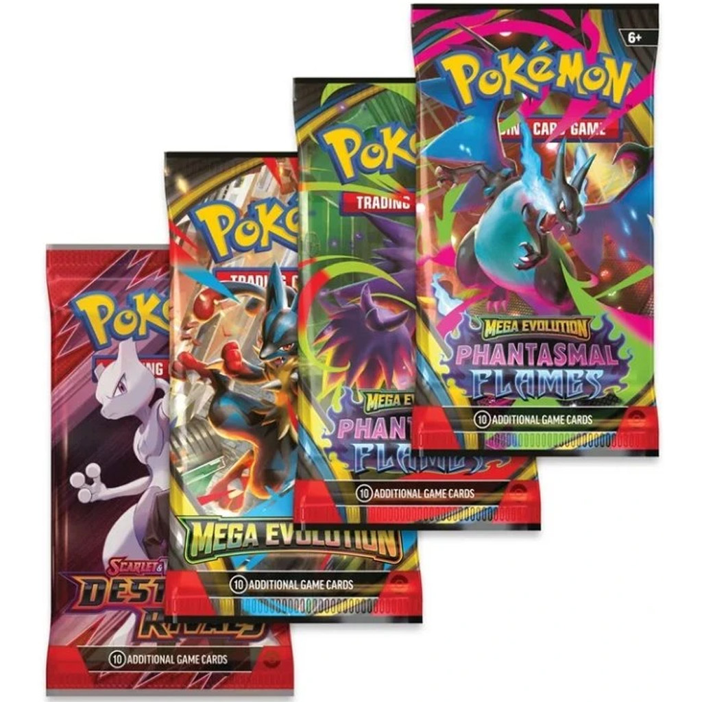 Pokémon TCG: Mega-Charizard-Tin-Kartenpackung in Metallbox in zwei Varianten 1 Stück Bild 3