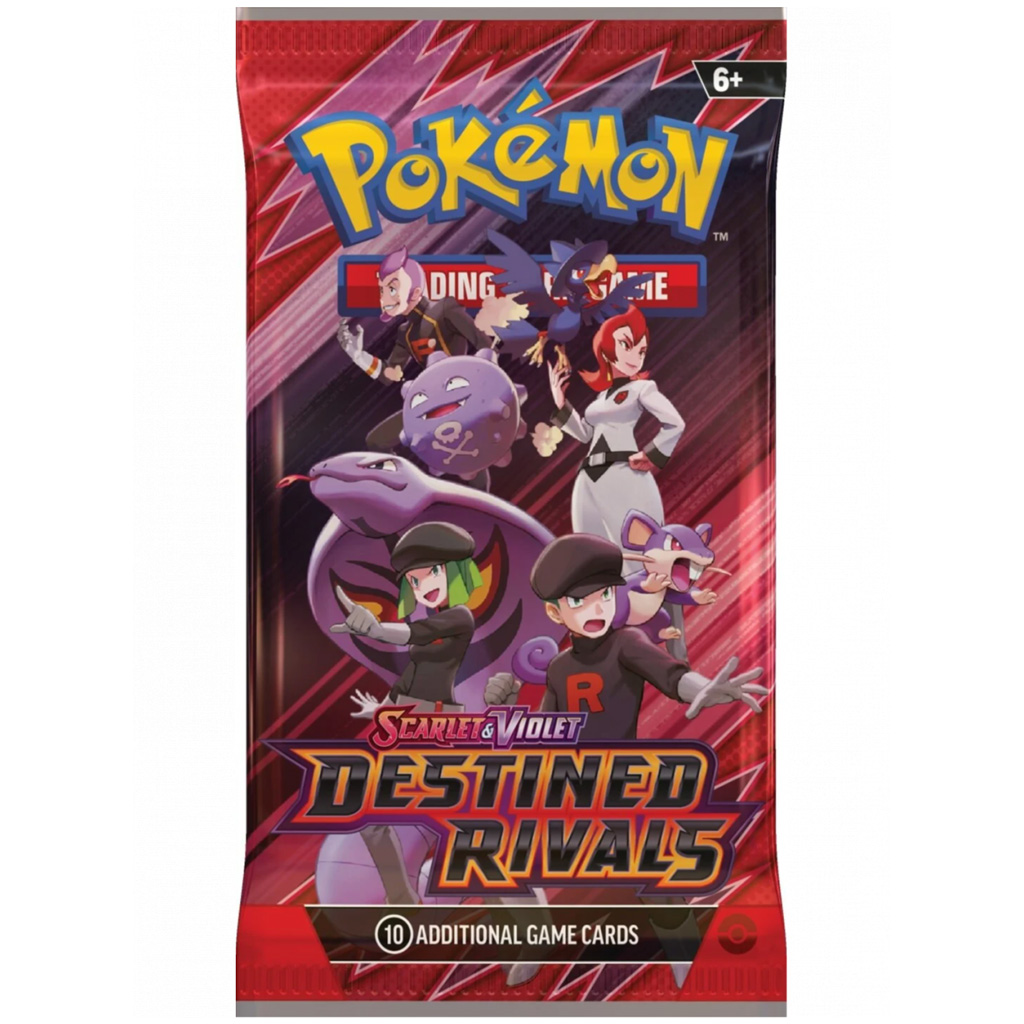 Pokémon TCG: Karmesinrot & Violett - Bestimmte Rivalen Booster englische Sprachkartenpackung Bild 1