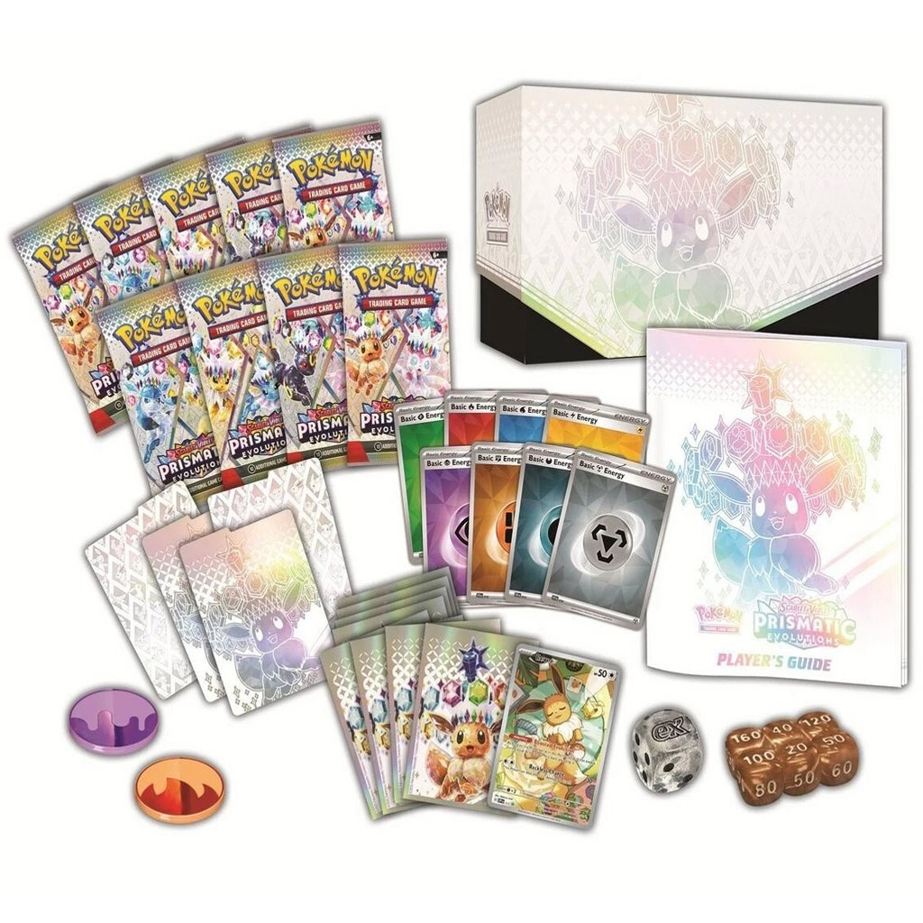 Pokémon TCG: SV8.5 Prismatic Evolutions Elite Trainer Box mit 9 Booster Bild 2