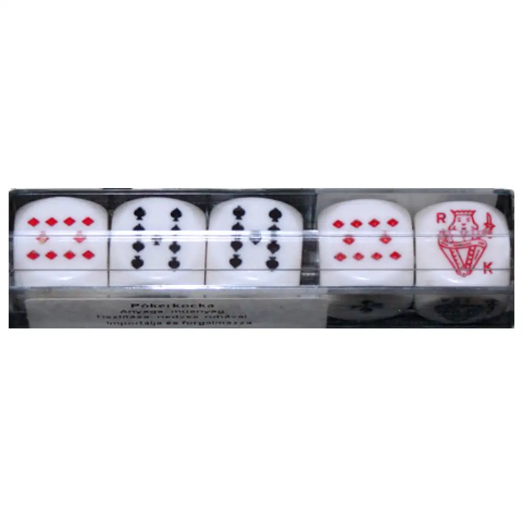 Pokerwürfel Set 5 Stück 16mm - Piatnik Bild 1