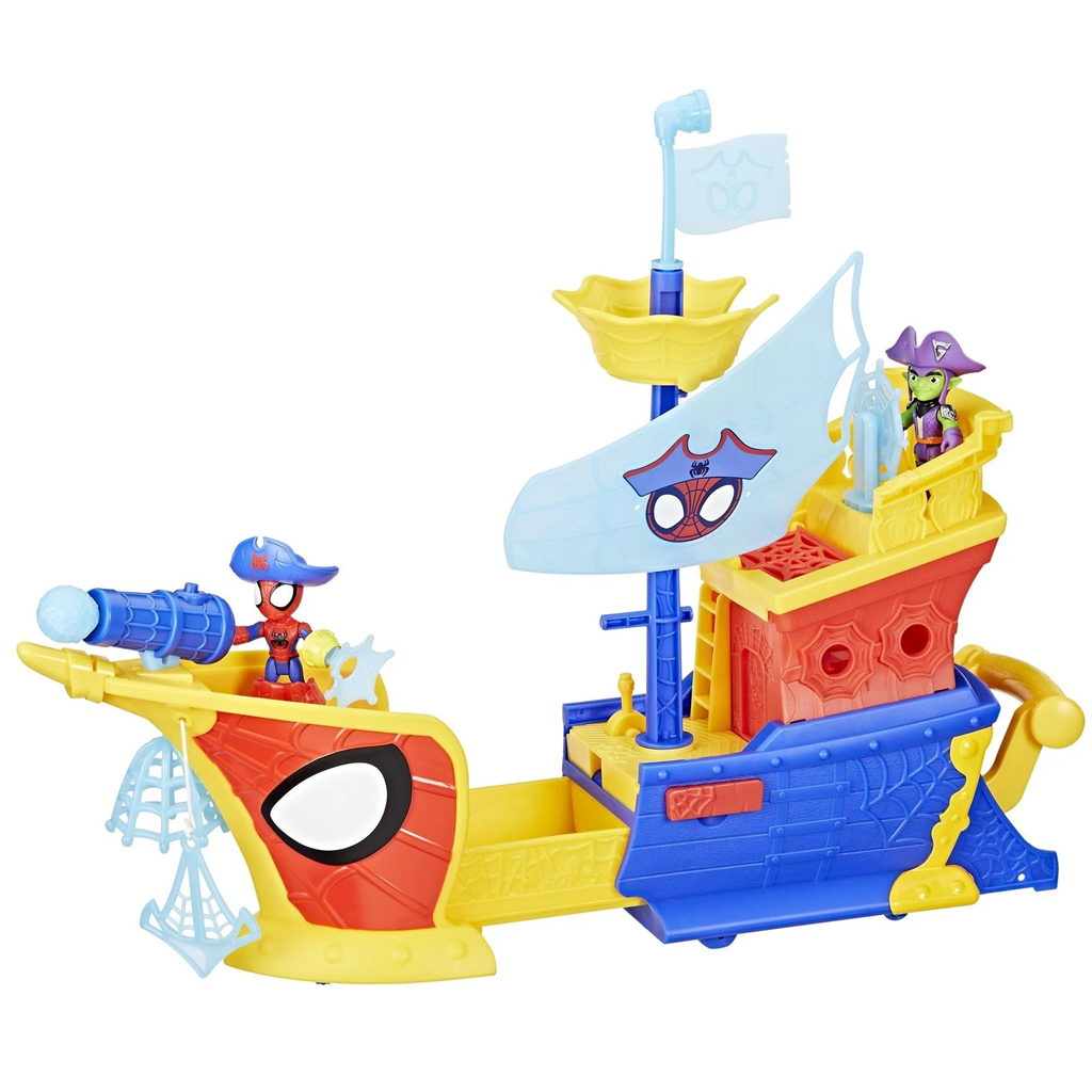 Póki und seine wunderbaren Freunde Waterwebs : Pókis Piratenschiff Spielset - Hasbro Bild 2