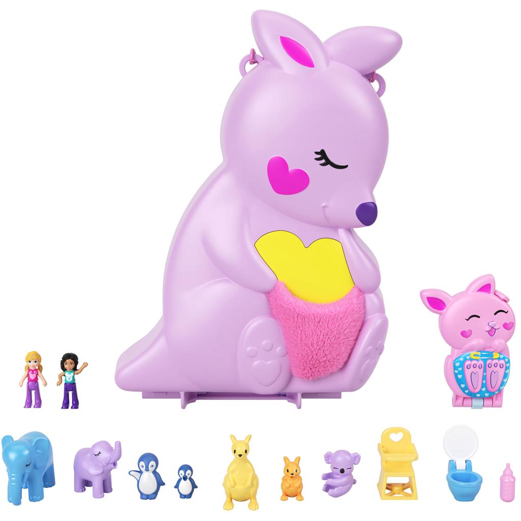 Polly Pocket Känguru Tier-Tasche Spielset - Mattel Bild 2