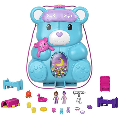 Polly Pocket: Teddy Bär Tasche mit Zubehör Spielset Bild 2