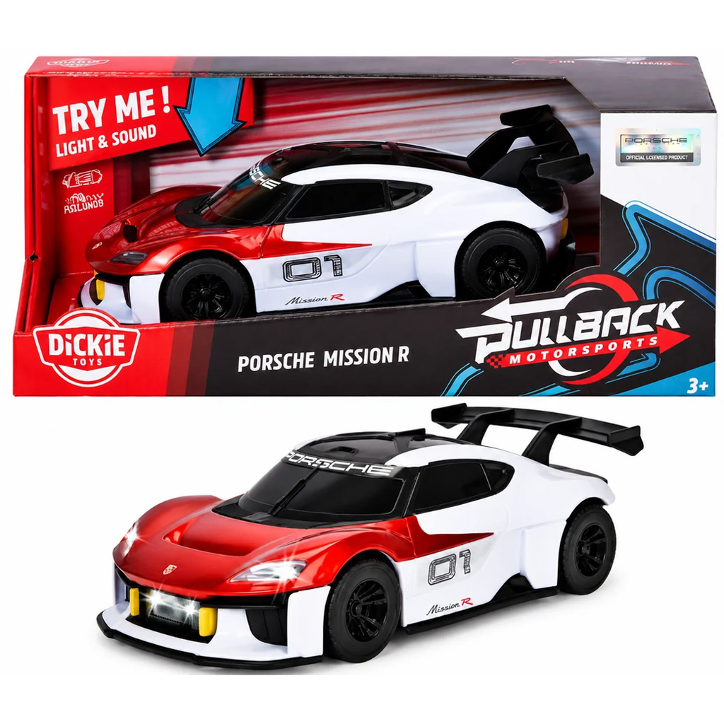 Porsche Mission R Spielzeugauto mit Licht und Sound - Dickie Toys Bild 1