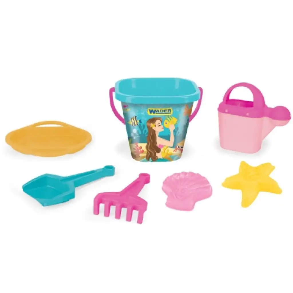 Prinzessinnen 7-teiliges Sandkasten-Set - Wader Bild 1