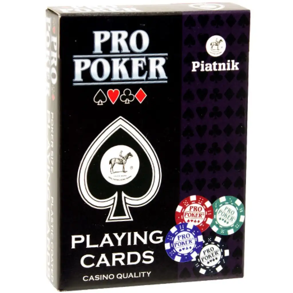 PRO Poker Club Pokerkarten (1x55 Blatt) - Piatnik Bild 1
