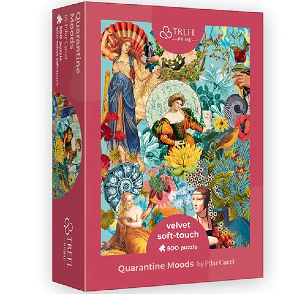 Quarantine Moods samtweiches 500-teiliges Puzzle - Trefl Bild 1