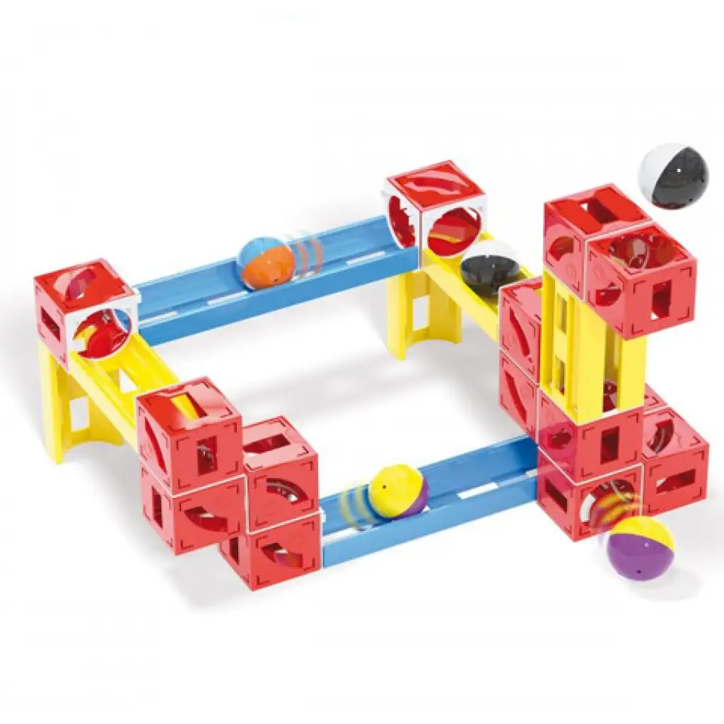 Quercetti: Cuboga Premium Kugelbahn-Spielset Bild 3