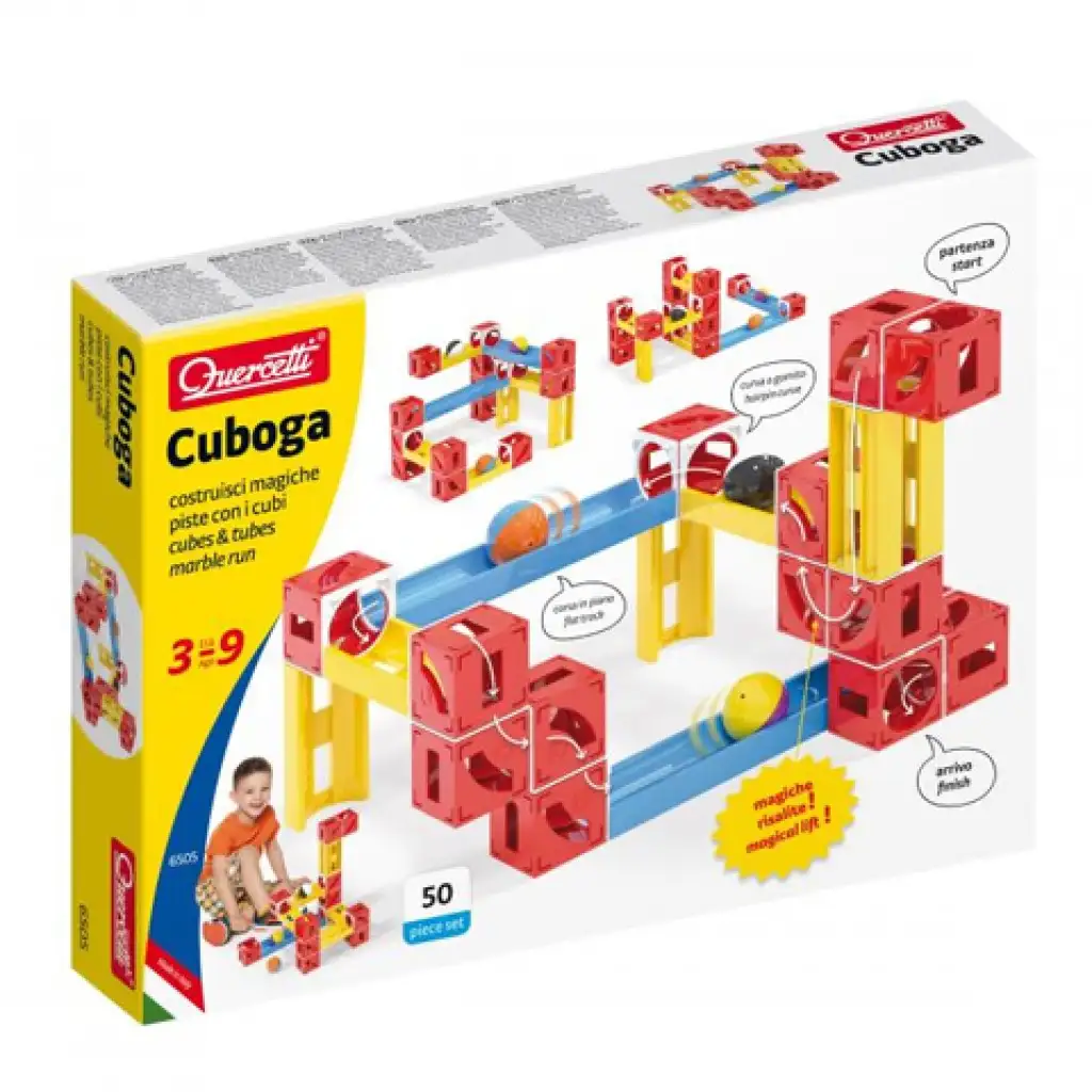 Quercetti: Cuboga Premium Kugelbahn-Spielset Bild 1