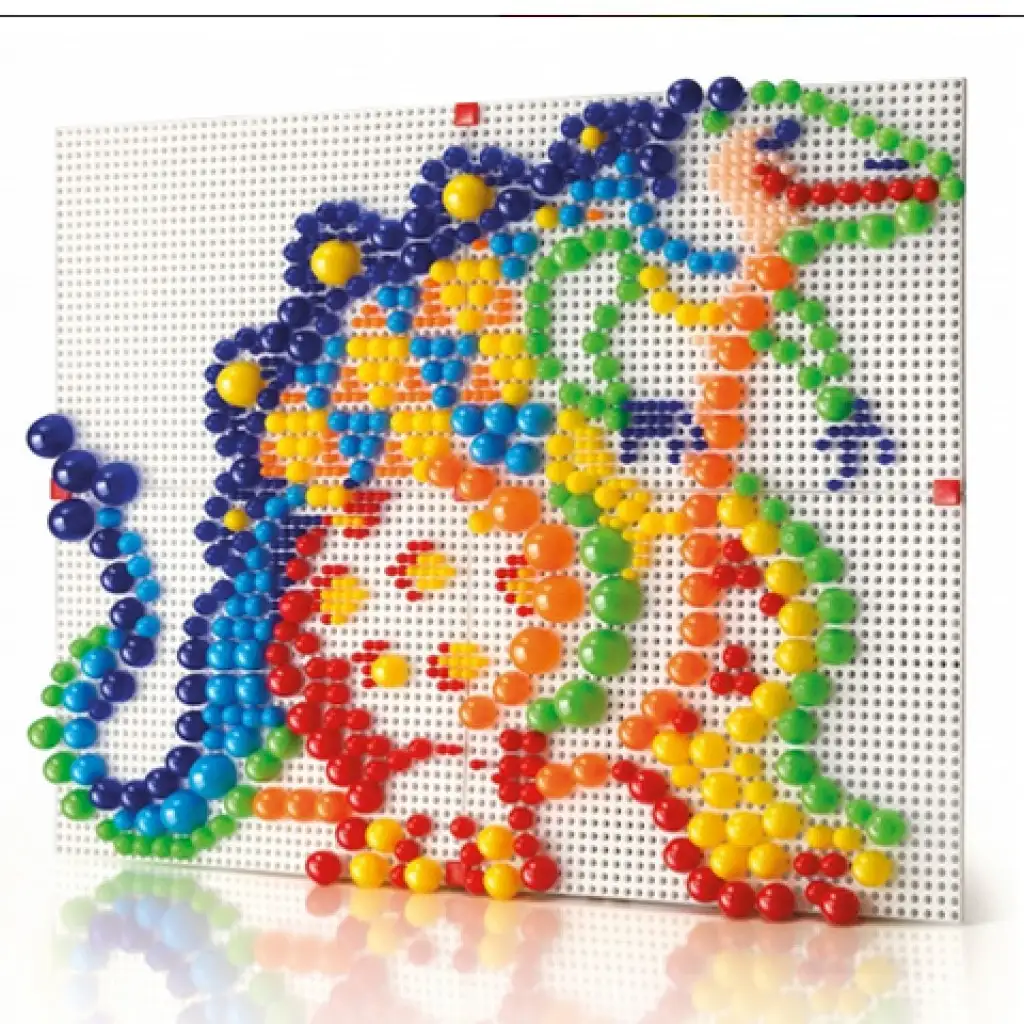 Quercetti: Dinosaurier-Peg-Set mit 600 Stück Bild 2