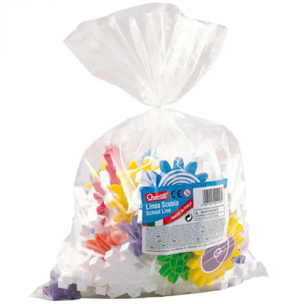 Quercetti: Georello Kaleido Zahnrad-Baukasten 110-teiliges Set Bild 1
