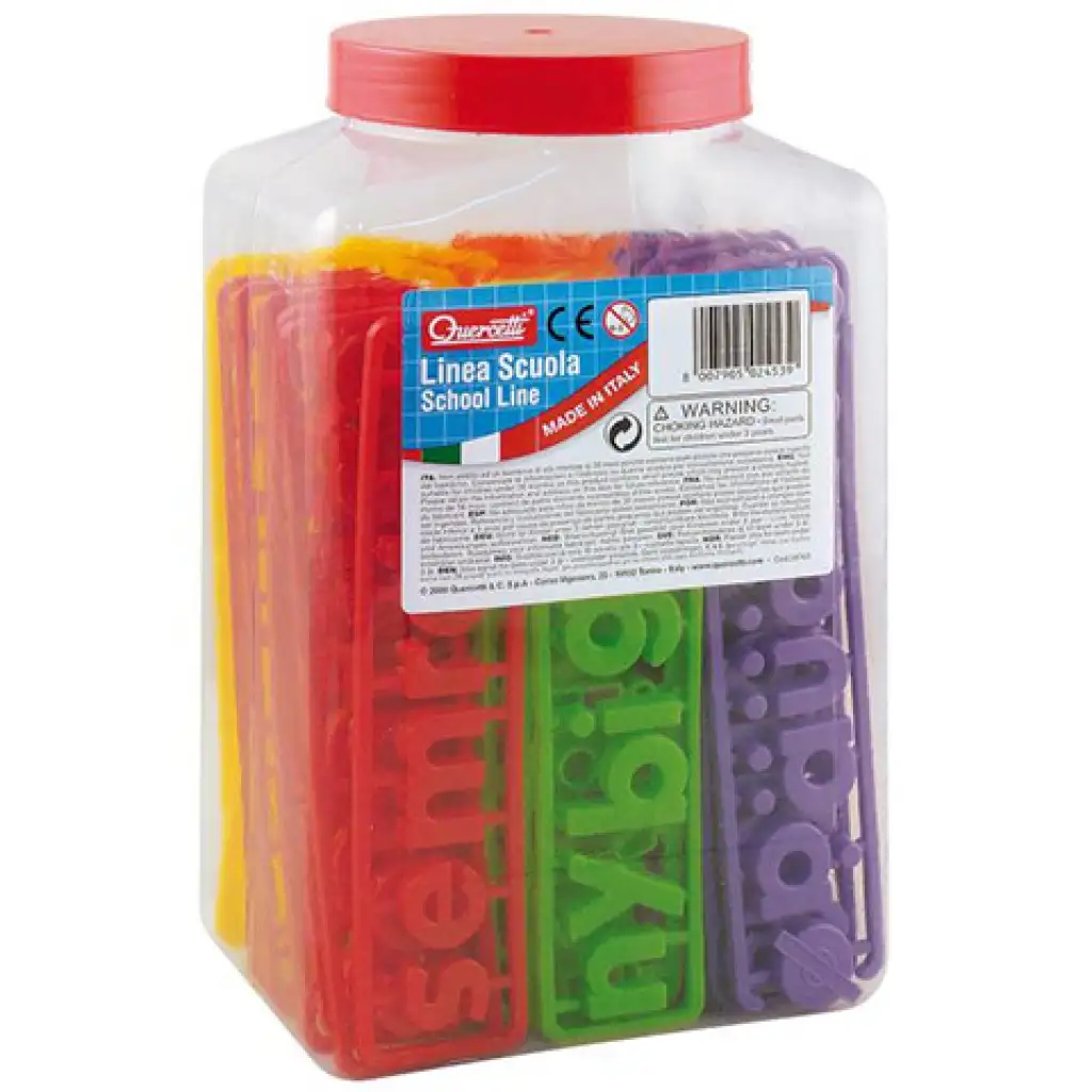 Quercetti: Magnetische Kleinbuchstaben 288-teiliges Set Bild 1